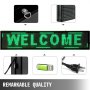 Led Sign Led Scrolling Sign 100x20cm Green For Business Outdoor w/ USB Disk