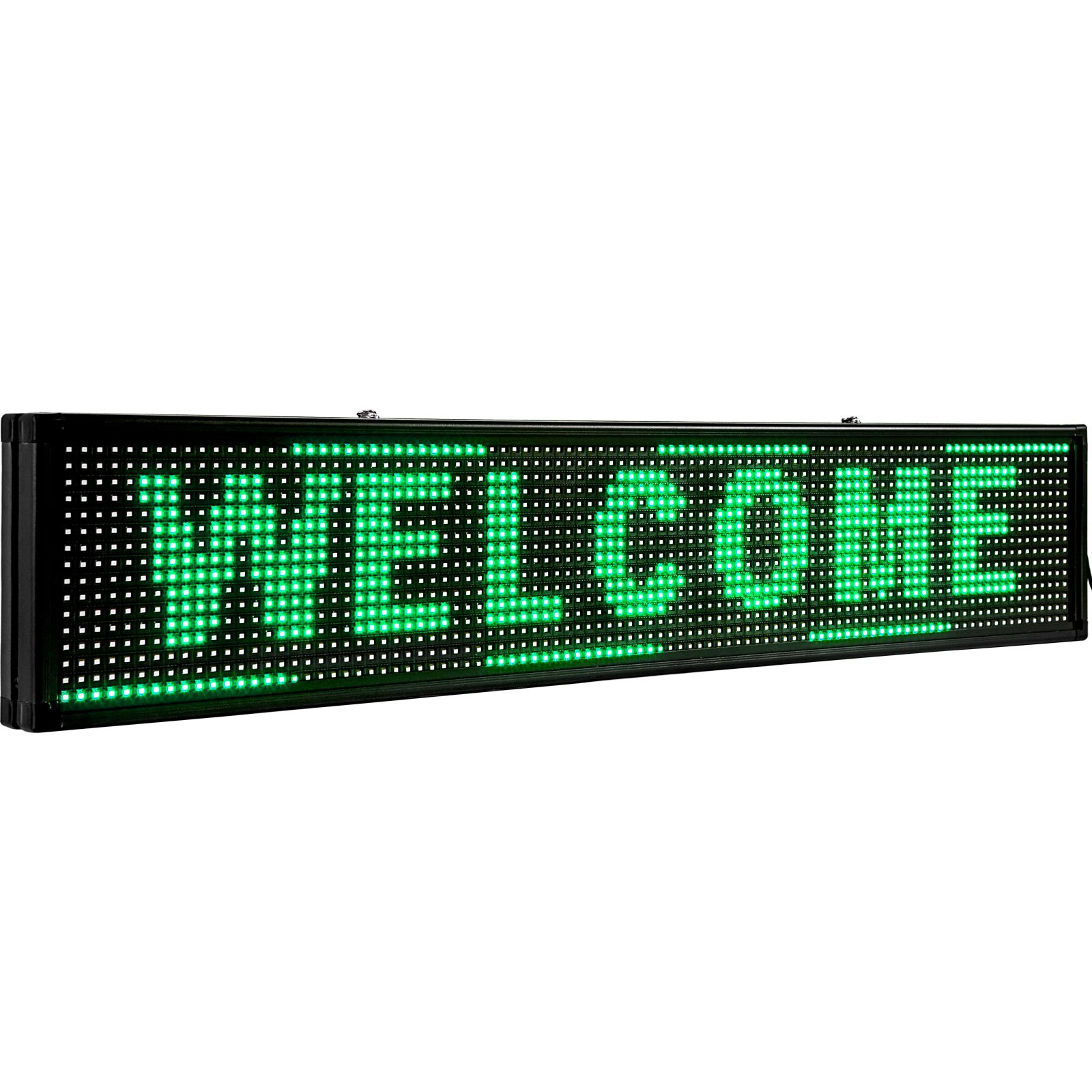 Led Sign Led Scrolling Sign 100x20cm Green For Business Outdoor w/ USB Disk