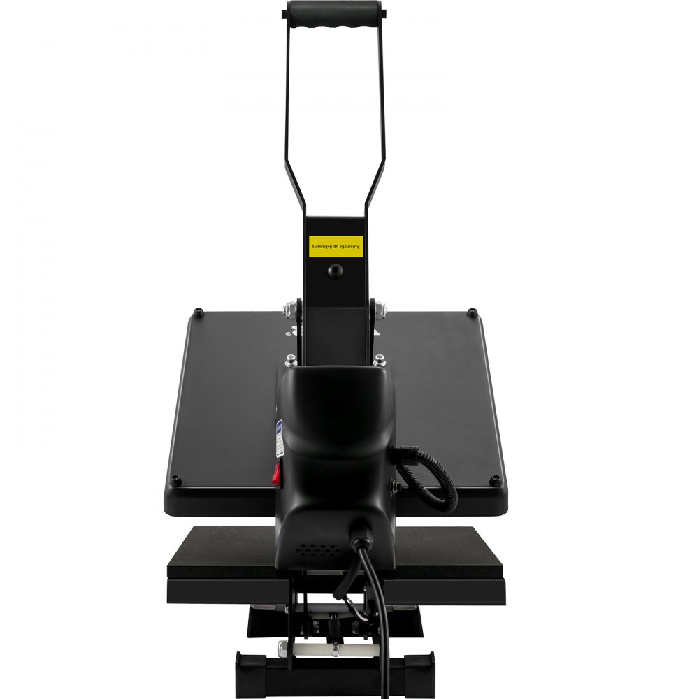 VEVOR Auto Heat Press, 15x15 Magnetic Semi-automatic Heat Press Machine, Digital Clamshell Sublimation Transfer Teflon Coated, Heat Printing Press DIY T-shirts Canvas Bags Pads Photos 220V
