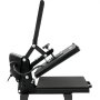 VEVOR Auto Heat Press, 15x15 Magnetic Semi-automatic Heat Press Machine, Digital Clamshell Sublimation Transfer Teflon Coated, Heat Printing Press DIY T-shirts Canvas Bags Pads Photos 220V