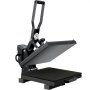 VEVOR Auto Heat Press, 15x15 Magnetic Semi-automatic Heat Press Machine, Digital Clamshell Sublimation Transfer Teflon Coated, Heat Printing Press DIY T-shirts Canvas Bags Pads Photos 220V