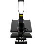 VEVOR Auto Heat Press, 15x15 Magnetic Semi-automatic Heat Press Machine, Digital Clamshell Sublimation Transfer Teflon Coated, Heat Printing Press DIY T-shirts Canvas Bags Pads Photos 220V