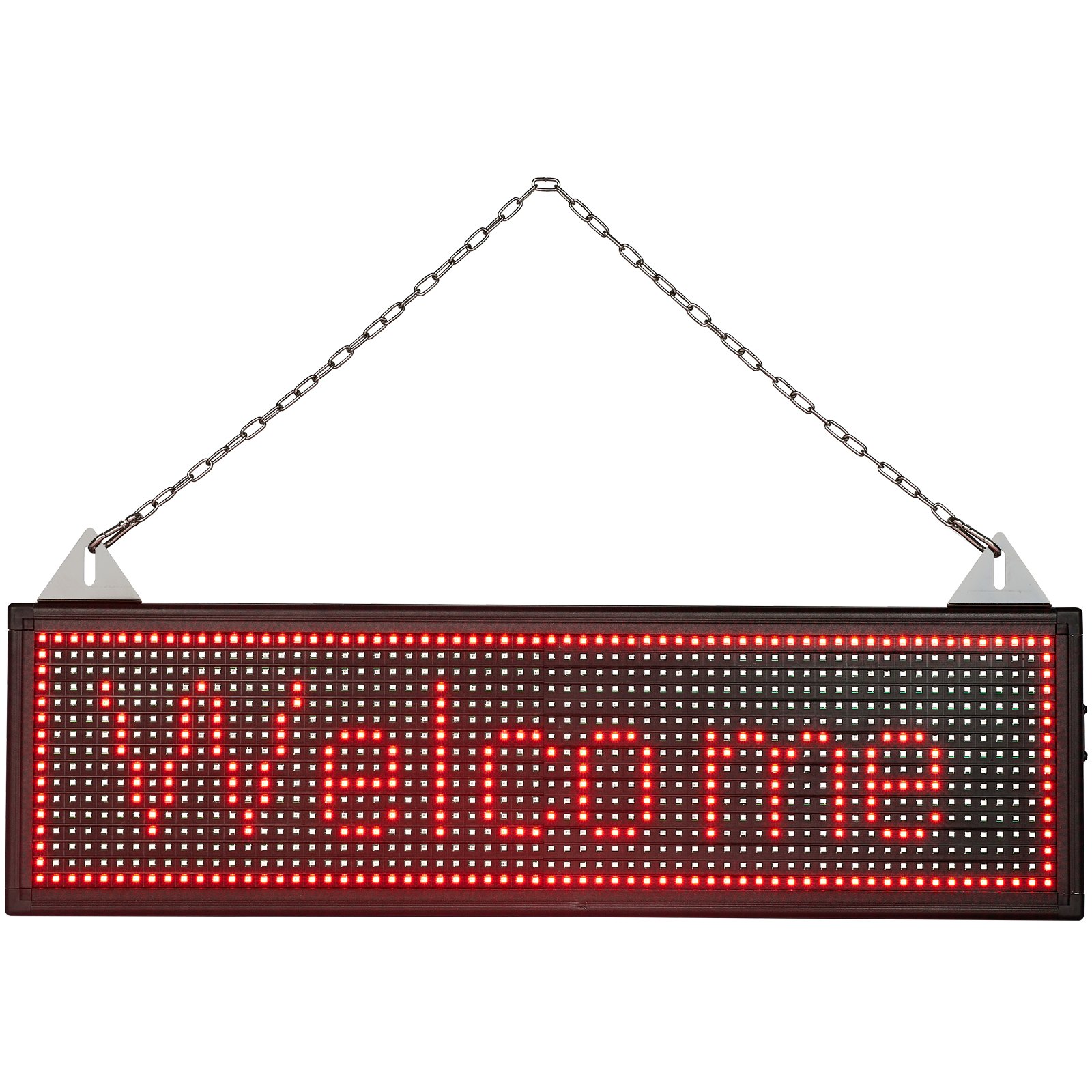 VEVOR LED Scrolling Sign, 27" x 8" WiFi & USB Control P10 Programmable Display, Indoor Red High Resolution Message Board, High Brightness Electronic Sign, Perfect Solution for Advertising