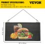 VEVOR LED Scrolling Sign, 27" x 14" WiFi & USB Control, Full Color P5 Programmable Display, Indoor High Resolution Message Board, High Brightness Electronic Sign, Perfect Solution for Advertising