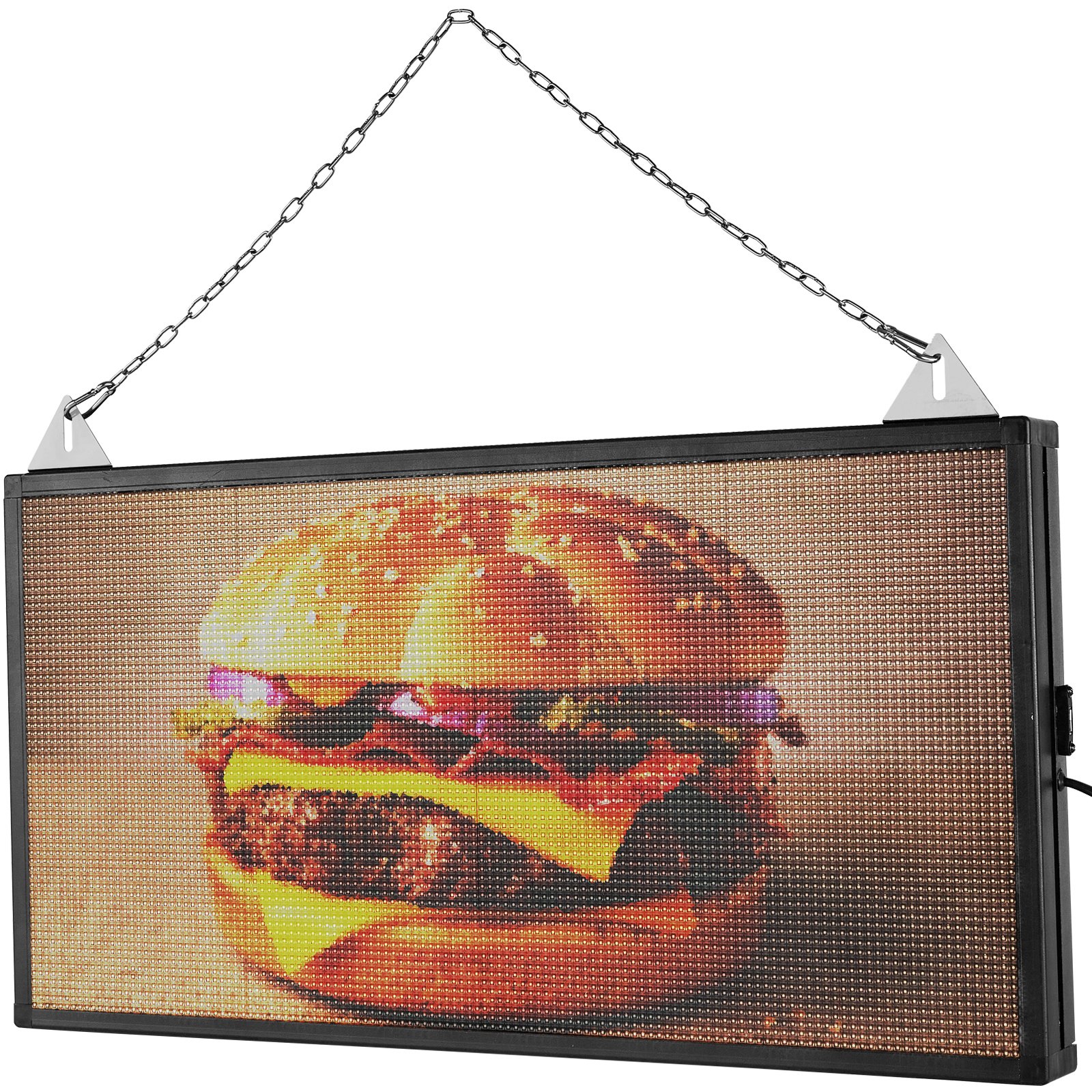 VEVOR LED Scrolling Sign, 27" x 14" WiFi & USB Control, Full Color P5 Programmable Display, Indoor High Resolution Message Board, High Brightness Electronic Sign, Perfect Solution for Advertising
