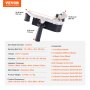 VEVOR Belt Sander Adapter for Angle Grinder, Pipe or Tube Sanding Attachment with 5/8-11" Imperial Thread and 10PCS Sanding Belts, Belt Sander Attachment Pipe Polishing Adapter for Rust Removal
