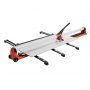 VEVOR 1600 mm Manual Tile Cutter, Upgraded Rail and Sliding Head, Precision Alignment Guide, Tungsten Carbide Cutting Wheel, Support Legs with Swivel Wheels, for DIY Pros, Ceramic, Floor & Wall Tiles