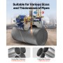 Electromagnetic Gas Pipe Cutting Machine 0.2"-4" Thick Tube 2"-30"/Min