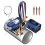 Electromagnetic Gas Pipe Cutting Machine 0.2"-4" Thick Tube 2"-30"/Min