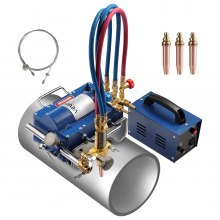 Electromagnetic Gas Pipe Cutting Machine 0.2"-4" Thick Tube 2"-30"/Min