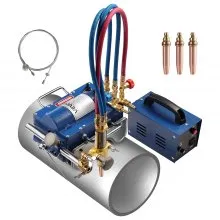 Electromagnetic Gas Pipe Cutting Machine 0.2"-4" Thick Tube 2"-30"/Min