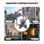 CG2-11Y Manual Gas Pipe Cutting Machine 0.2"-2" Thick Pipe 0°-45° Portable