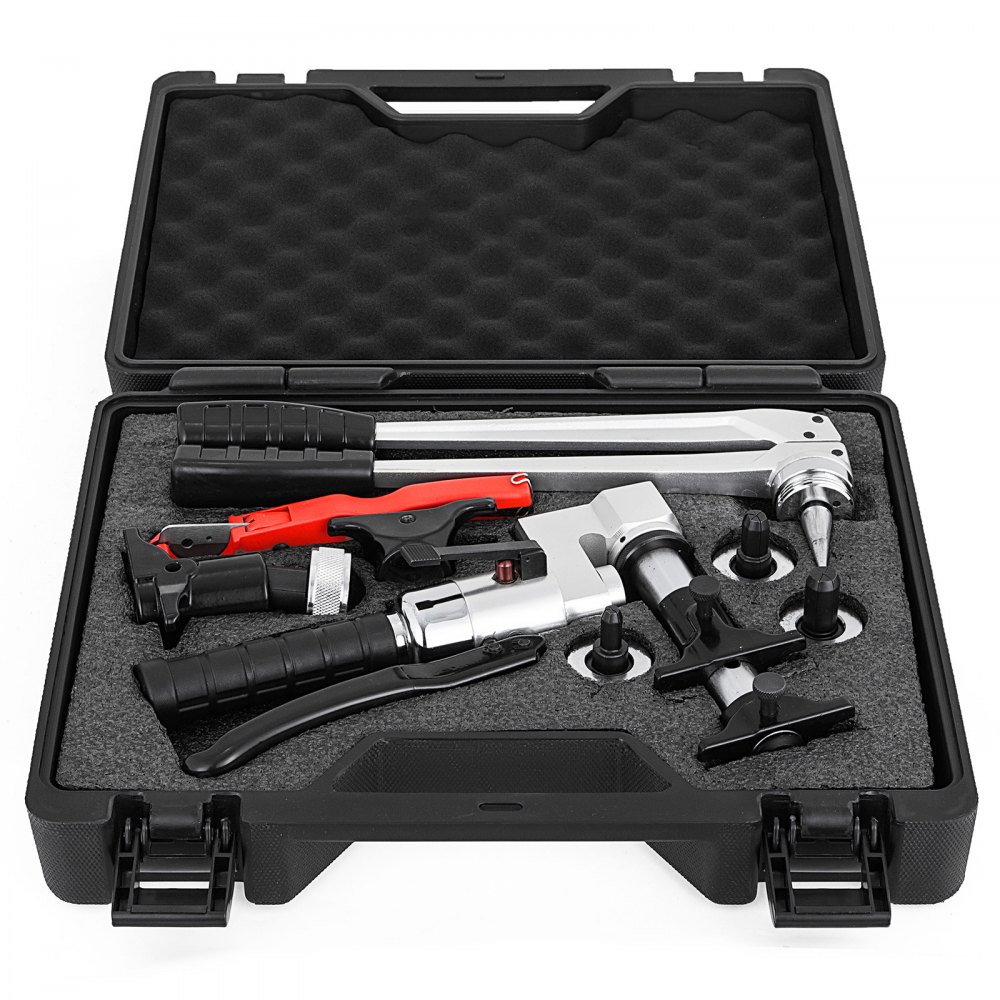 Hydraulic Pex Sleeve Press Tool Kit 16-32mm Plumbing Expander Clamping w/ Cutter