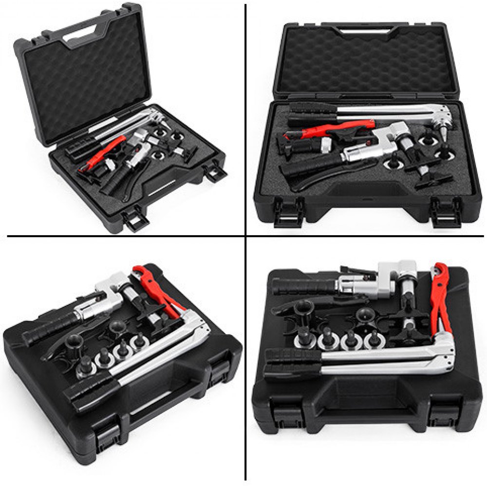 Kit de herramientas de sujeción de plomería de manga Pex manual hidráulica Vevor 16-32 mm con cortador