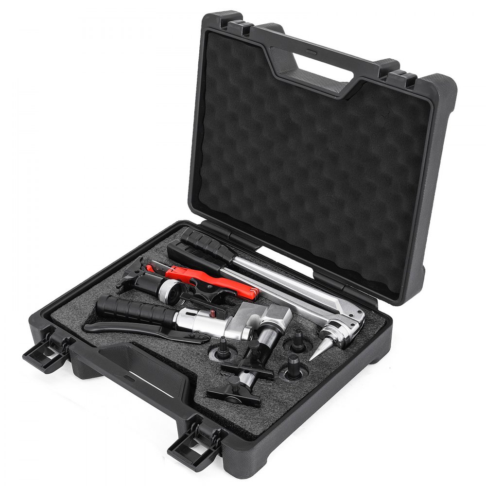 Kit de herramientas de sujeción de plomería de manga Pex manual hidráulica Vevor 16-32 mm con cortador