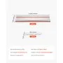 Vodicí lišta pro vodicí pilu VEVOR, řezný rozsah 2794 mm (110 palců), obsahuje 4 kusy vodicích lišt z extrudovaného hliníku o délce 699 mm (27,5 palců) a 3 konektory, kompatibilní s vodicími pilami Makita, Festool a WEN, pro delší řezy dřeva