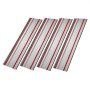 VEVOR Track Saw Guide Rail, 110 in Cutting Range, Includes 4 PCs 27.5 in Aluminum Extruded Guide Rails and 3 Connectors, Compatible with Makita, Festool & WEN Track Saws, for Woodworking Longer Cuts