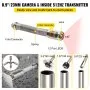 VEVOR Sewer Camera with Locator, 165' Cable, Drain Camera w/ 512Hz Sonde Transmitter & Receiver, Waterproof IP68 Sewer Video Inspection Equipment w/ 16 GB SD Card, 1200TVL 7" LCD Monitor, LED Lights