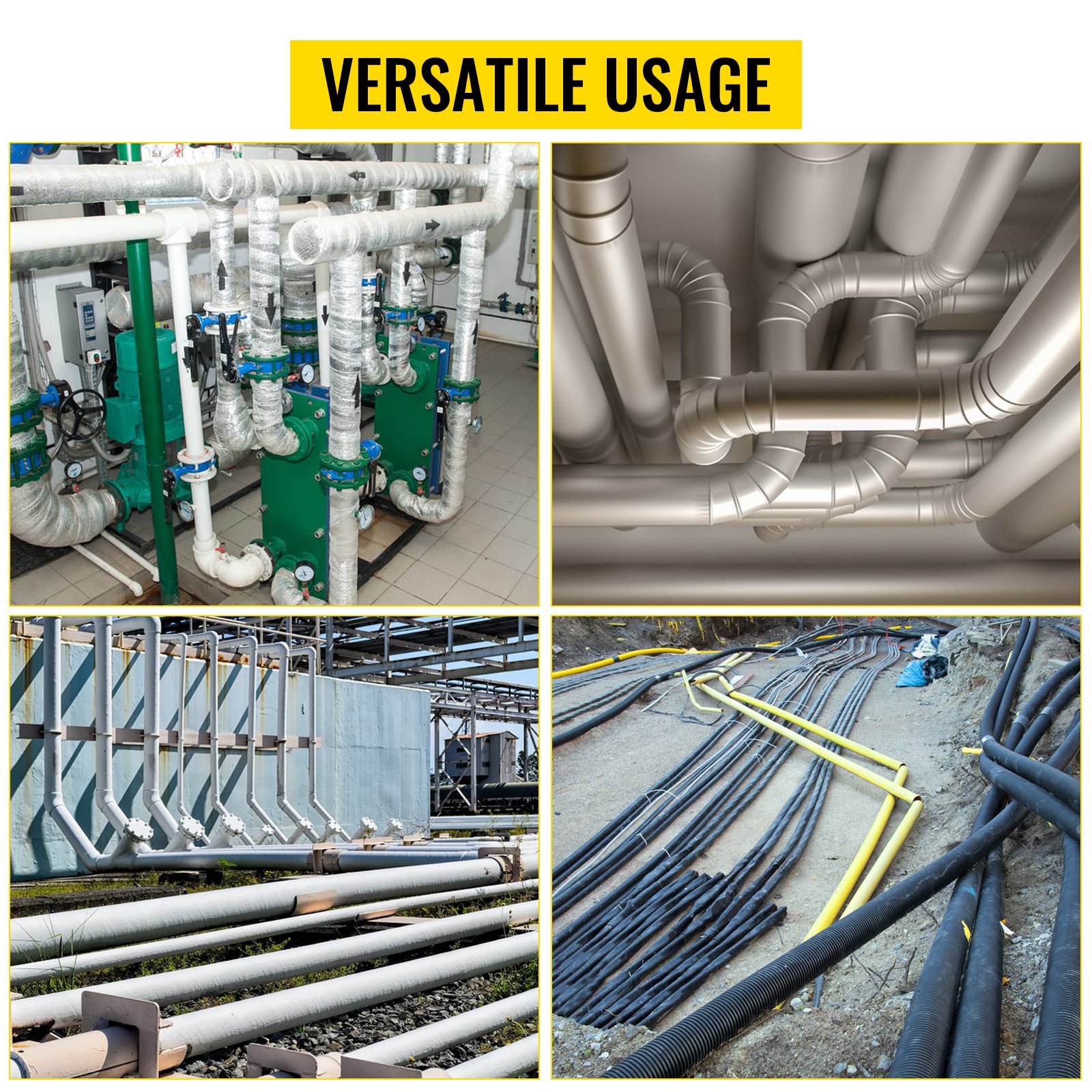 VEVOR Sewer Camera Pipe Inspection Camera 10M / 32.8FT Cable 4.3 In. LCD Monitor