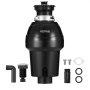 Garbage Disposal 1 HP Continuous Food Waste Disposer 3270 RPM EZ Connect Corded