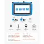 VEVOR Pipe Water Leak Detector for Indoors, 1Hz-10000Hz, 7" Touchscreen Plumbing Water Leakage Detection Locator with Horizontal & Vertical Sensors, Headphones, 8GB SD Card & Carry Case for Home Use