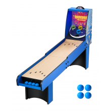 8 ft Roll & Score Arcade Game Table Electronic Scorer Family Game Room 4 Balls