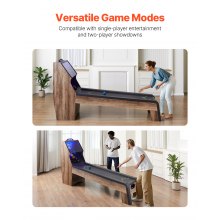 VEVOR 9 ft Roll & Score Arcade Game Table Electronic Scorer Game Room 4 Balls