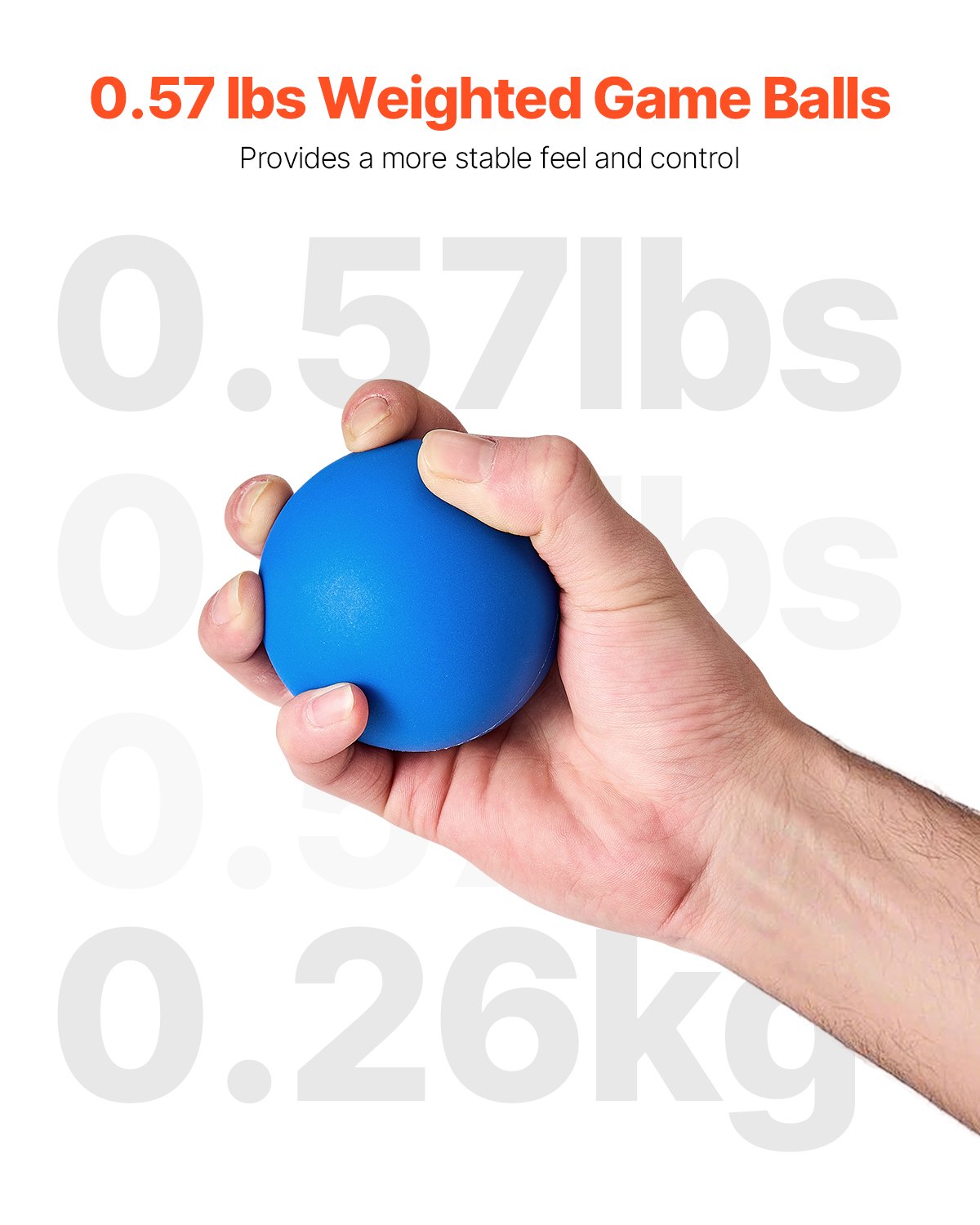 VEVOR Roll and Score Classic Arcade Game Ball, 4-pack Replacement Set, Arcade Accessory for Arcade Tossing Ball Games, Ideal for Adults Kids Family Recreation Game Rooms Outdoor Activities