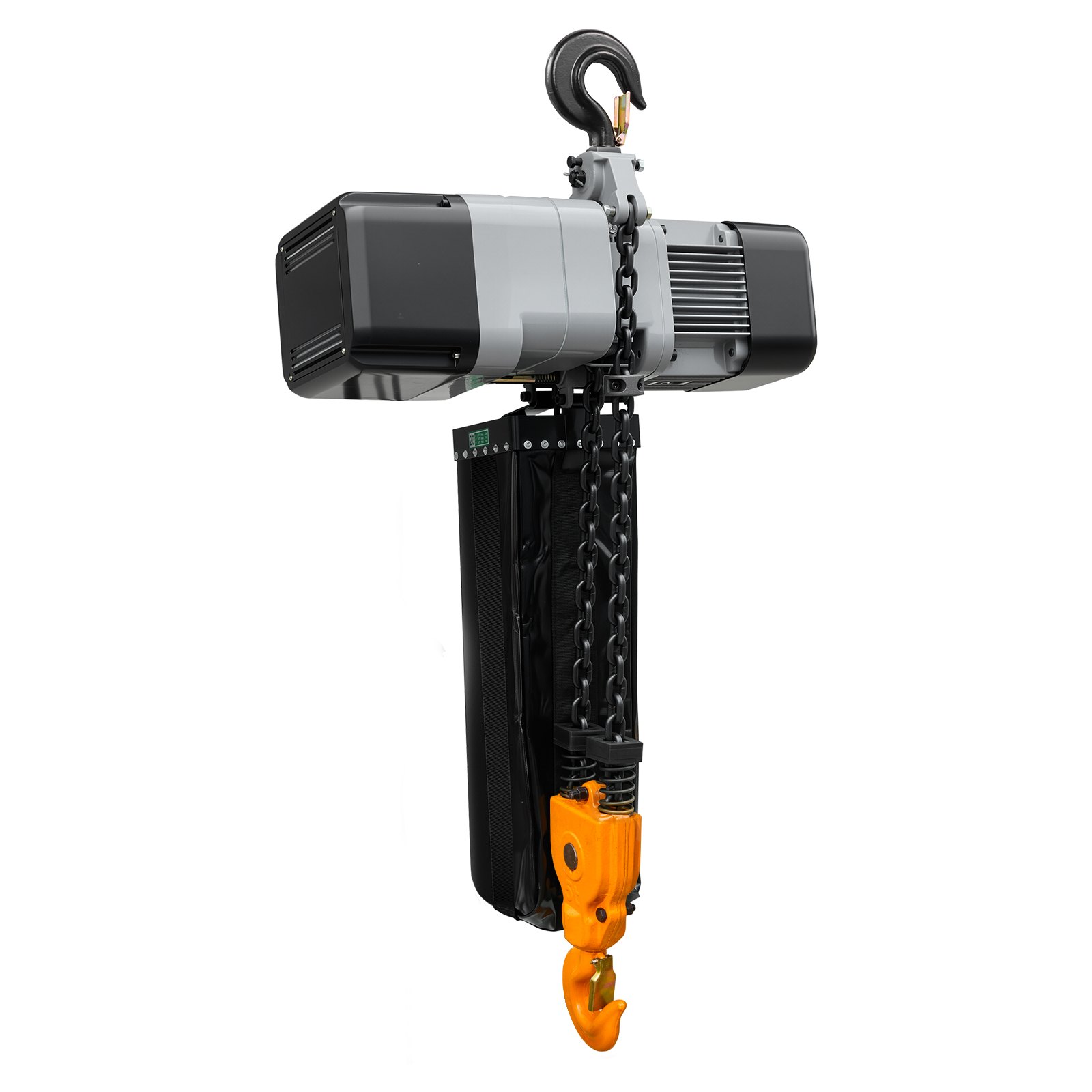 VEVOR 11000 lbs Electric Chain Hoist 30 ft Lift Three-Phase Overhead Crane, Double G100 Chain with 328 ft Wireless & 27 ft Wired Remote Control, 208-240V/440-480V, for Factories, Warehouses, Garages