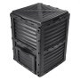 VEVOR Garden Compost Bin 300 L, BPA Free Composter, Large Capacity Outdoor Composting Bin with Top Lid and Bottom Door, Easy Assembling, Lightweight, Fast Creation of Fertile Soil