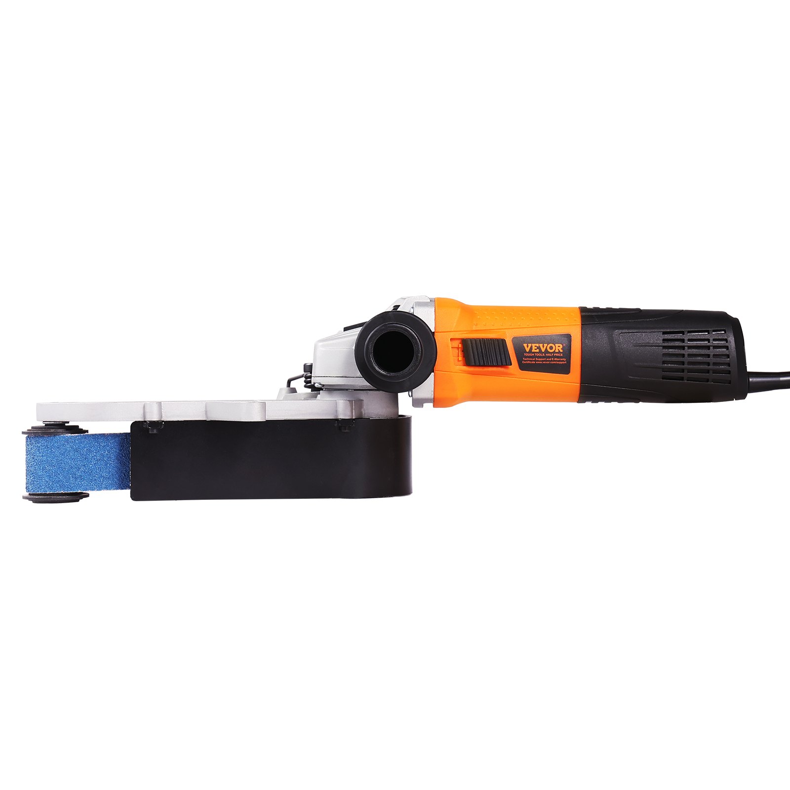 VEVOR Pipe Tube Polisher Sander, 1000W Pipe Belt Sander with 6 Variable Speeds 1100-3200rpm, Professional Belt Sander Grinding Machine with 50PCS Sanding Belts for Burnishing Finishing Rust Removal