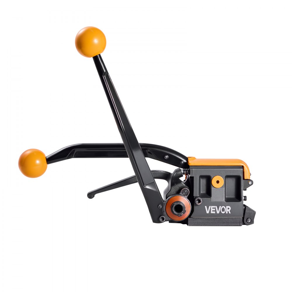 VEVOR Banding Strapping Kit, Heavy Duty A3 Steel Banding Sealer Tool with Adjustable Width, Manual Metal Pallet Packaging Strapping Kit for Warehouse, Transportation, Industrial Bundling, Home Use