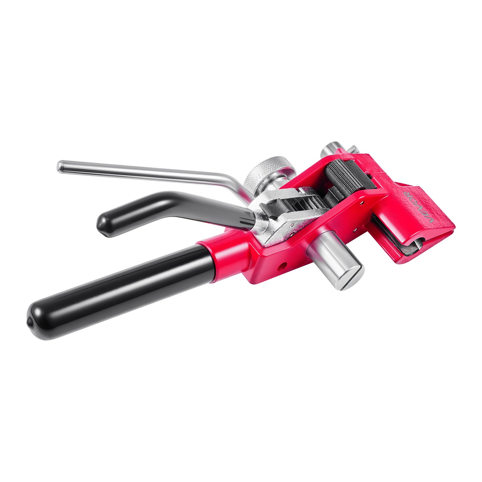 VEVOR Steel Banding Strapping Kit, Heavy Duty Banding Sealer Tool with 60 m Binding Straps, 200 Metal Clasps, Manual Pallet Packaging Strapping Kit for Warehouse, Transportation, Industrial Bundling