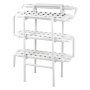 VEVOR Hydroponics Growing System Kit, 3-Tier 90 Sites UPVC Pipe Hydroponic Grow Kit with Timed Irrigation, Sun & Light Blocking Pipes, Indoor Home Garden Vegetable Planting Grow Kits for Fruit Herb