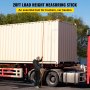 VEVOR Lastehøydemålepinne, 20\' Solid glassfiberhøydestang med justerbar stang, ikke-ledende lastebilhøydemålepinne med bæreveske, høydestav for lastebiler, bildumpere