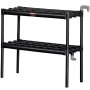 VEVOR Hydroponics Growing System, 72 Sites 2 Layers, Dark Grey PVC Pipes Hydroponic Grow Kit with Water Pump, Timer, Baskets and Sponges for Fruits, Vegetables, Herb