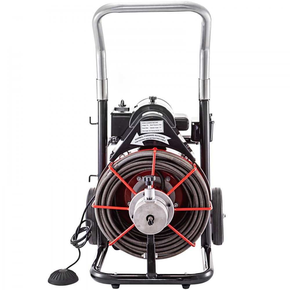 100ft X 1/2" Drain Auger Pipe Cleaner Cleaning Machine Convenient Set Equipment
