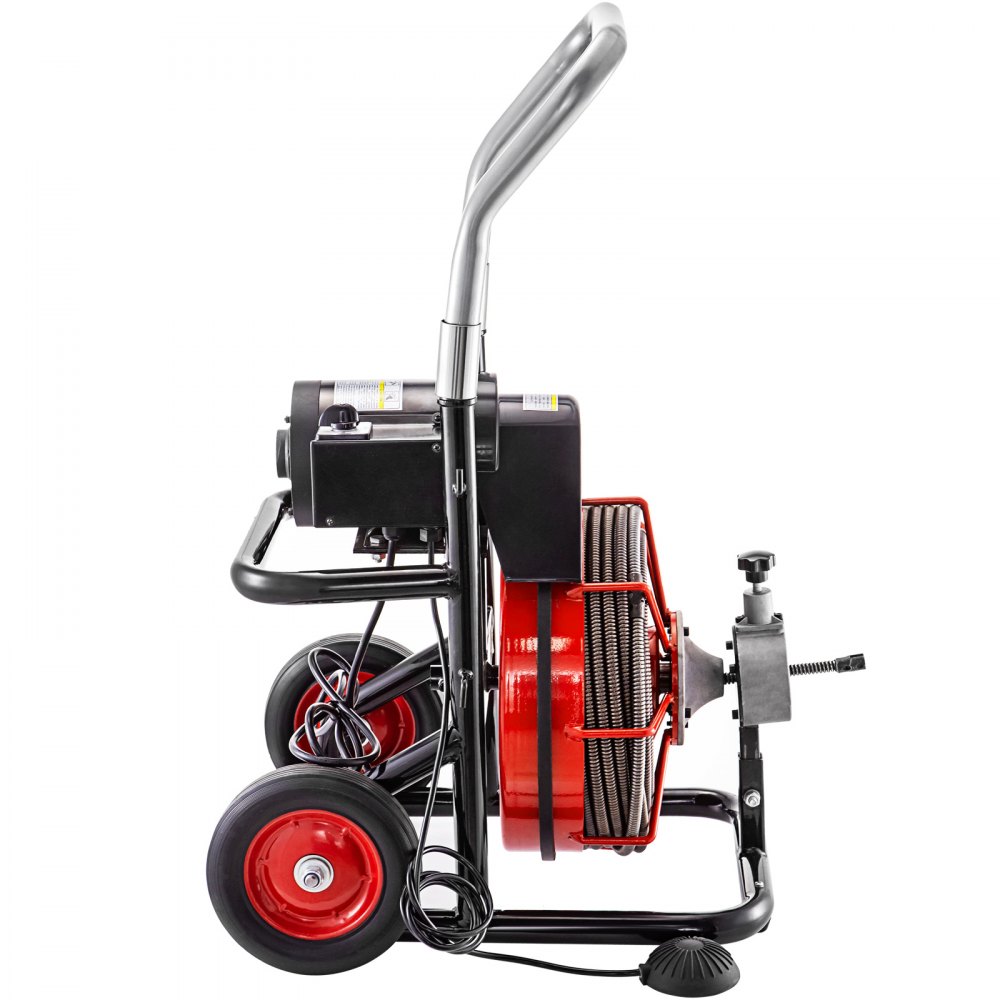 100ft X 1/2" Drain Auger Pipe Cleaner Cleaning Machine Convenient Set Equipment