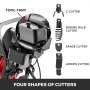50' X 1/2" Electric Drain Cleaner Cleaning Machine Commercial Set W/ 5 Cutters