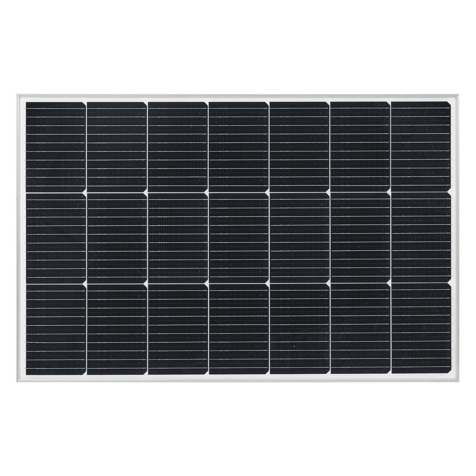 VEVOR 100W Monocrystalline Solar Panel, 23% High-Efficiency Mono PV Module with Stable MC4 Output & Aluminum Frame, IP65 Waterproof Solar Panel for Car Boat RV Flat Rooftop Off-Grid Applications