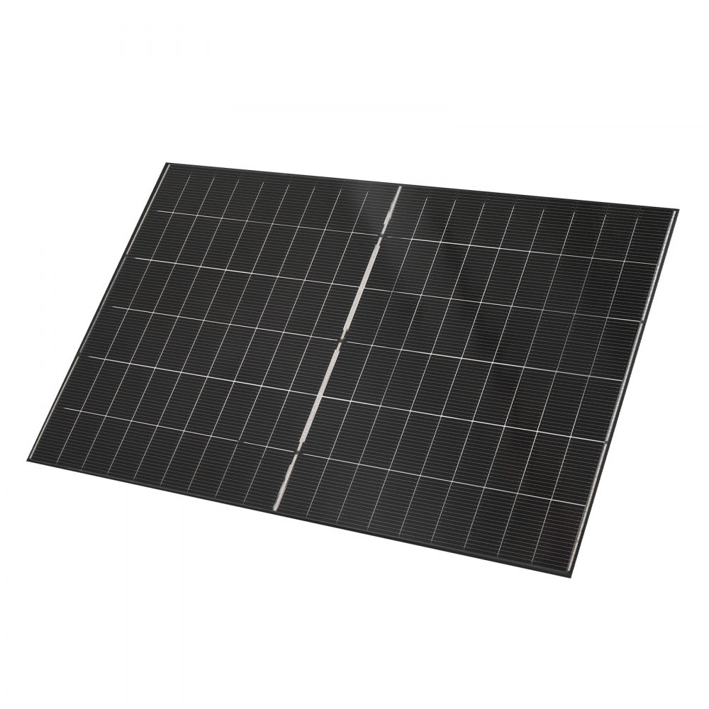 VEVOR 2PCS 400W Bifacial Solar Panels, 16BB N-Type Monocrystalline PV Module 24% Efficiency, IP65 Waterproof Solar Panel with MC4 Output & Aluminum Frame for Car Boat RV Flat Rooftop Off-Grid