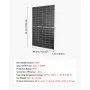 VEVOR 2PCS 400W Bifacial Solar Panels, 16BB N-Type Monocrystalline PV Module 24% Efficiency, IP65 Waterproof Solar Panel with MC4 Output & Aluminum Frame for Car Boat RV Flat Rooftop Off-Grid