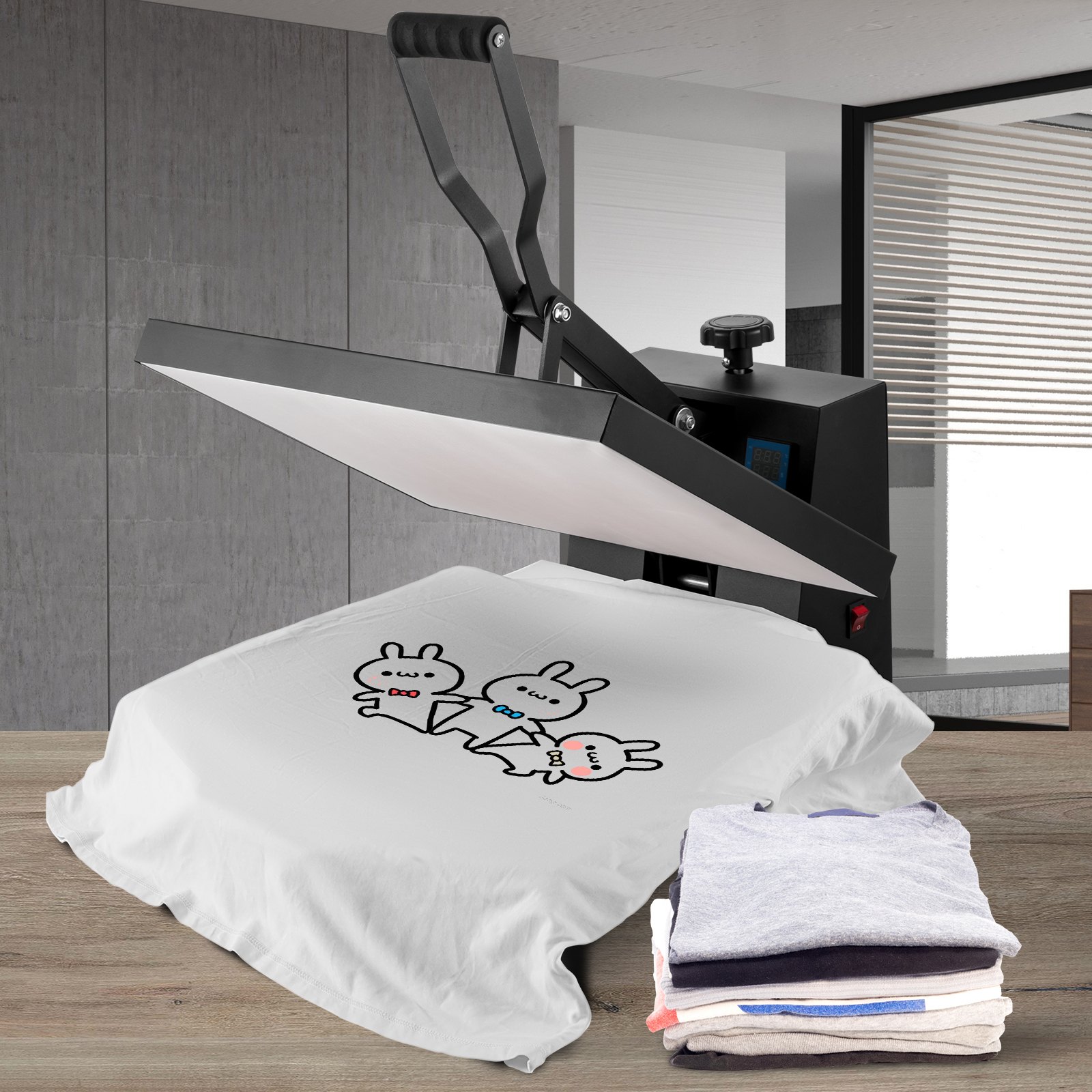 VEVOR Heat Press Machine 16 x 20 in/40.6 x 50.8 cm Sublimation Printer Transfer for DIY T-shirt