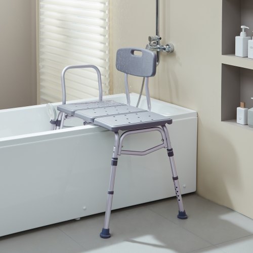 Sliding Bath Seat Chair Bench Transfer Tub Shower Safety VEVOR