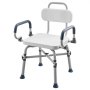 VEVOR Swivel Shower Chair with Arms and Back, 500 lbs Heavy Duty Bench Seat for Inside Shower Stall and Bathtub, Height Adjustable Bathroom Bath Tub Seat for Adults, Seniors, Elderly and Disabled