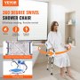 VEVOR Shower Chair 360° Swivel Bathtub Shower Seat with Pivoting Arms 400LBS