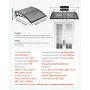 VEVOR Awnings for Door Entrance, 38 x 40 in, Exterior Front Door Window Awnings with Drainage & ABS Bracket, Rain Snow Sun Protection, Overhang Polycarbonate Door Canopy for Porch Patio, Smoky Gray