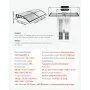 VEVOR Awnings for Door Entrance, 38 x 78 in, Exterior Front Door Window Awnings with Drainage & ABS Bracket, Rain Snow Sun Protection, Overhang Polycarbonate Door Canopy for Porch Patio, Clear
