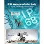VEVOR Sewer Pipe Inspection Robot, 394FT Pipeline Detection Crawling Robot with 2MP Front/Rear Cameras & Touchscreen Tablet, IP68 Plumbing Camera with Lights & Distance Counter for Industrial Pipes