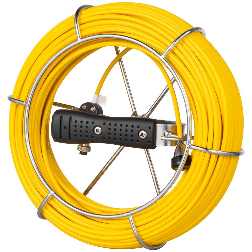 VEVOR Pipe Inspection Camera 20m Cable Sewer Camera 7inch Display Sewer Inspection Cameras Water-Proof with Typing Keyboard 4500mAh Battery Pipe Camera for Sewer Detection